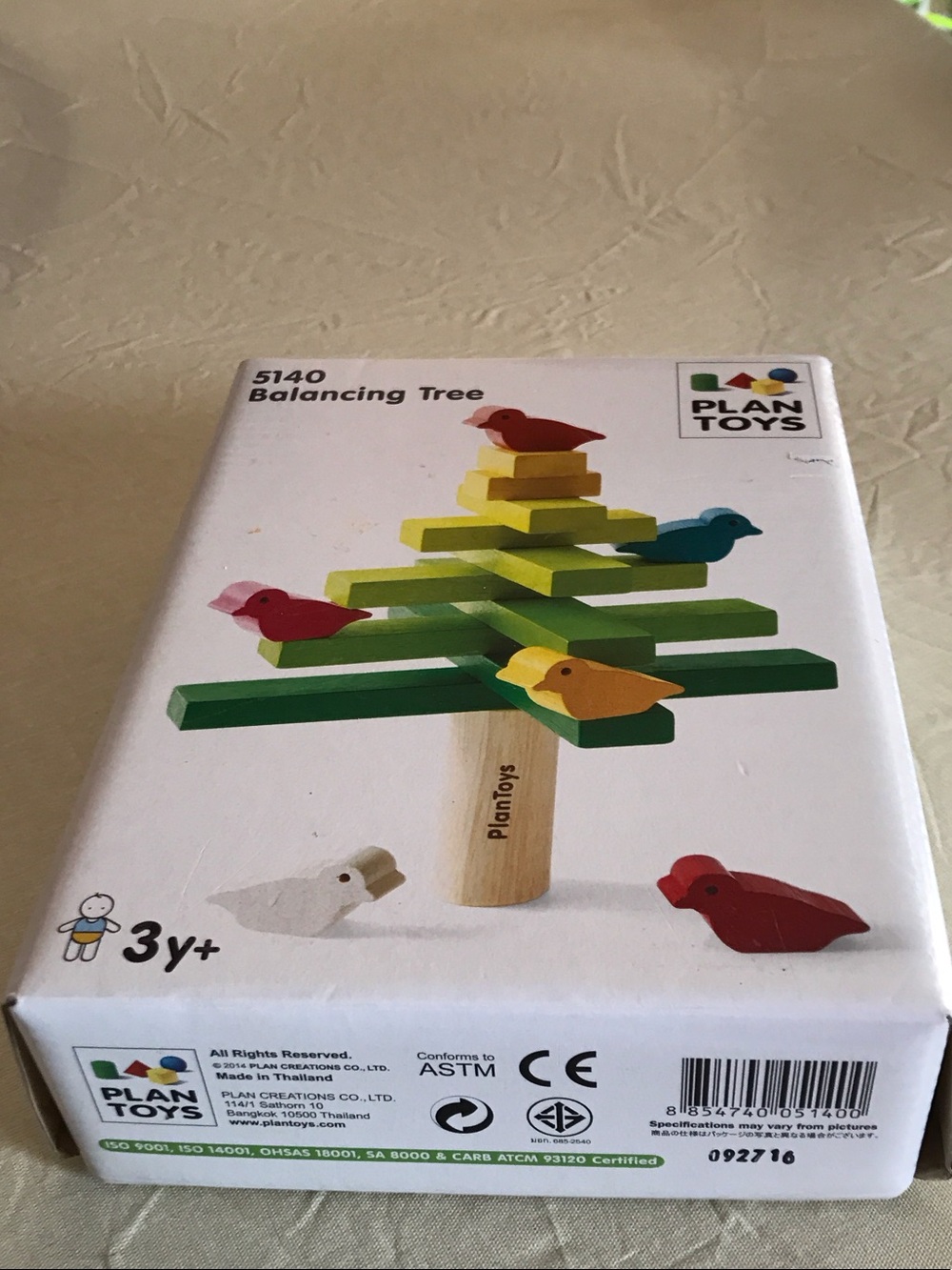 Balancing Tree Wooden Stacking Toy - Multi Color